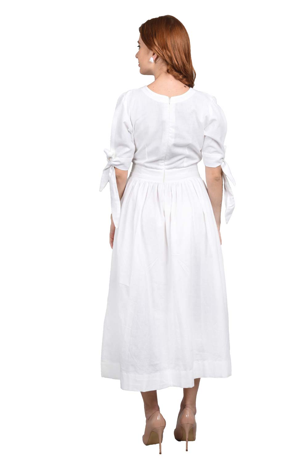 Naughty Linen White Designer dress